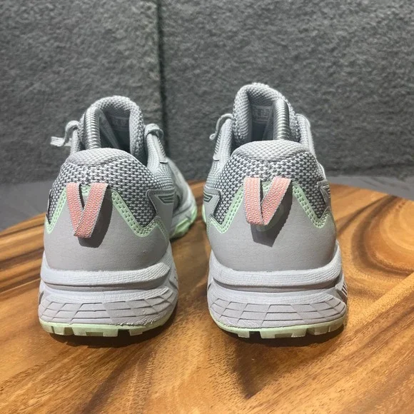 ASICS Gel Venture 8 Women's Running Shoes Gray Pink Mint Lace Up Size 10 - Picture 7 of 12